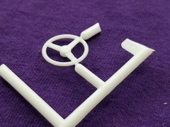 1991 Chevy S-10 Lowrider CUSTOM STEERING WHEEL from Revell 1:25 Model Kit