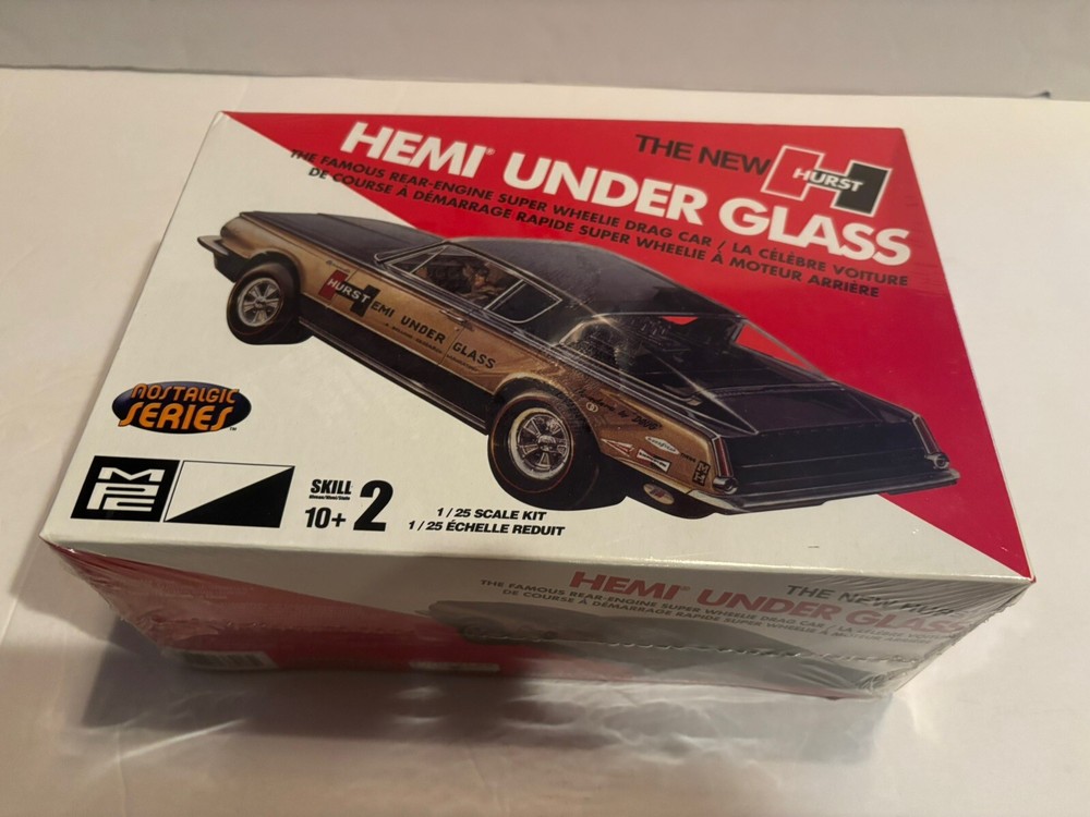 The New Hurst Hemi Under Glass MPC 1:25 Scale Kit #38418 SEALED