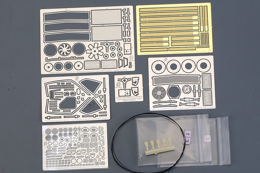 Hobby Design 1/24 Fairlady 240Z Detail-up Set for Tamiya kit #24367