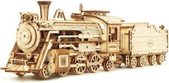 Intricate 3D Wooden Model Car Kit – Educational Puzzle for Adults, 408 Pieces