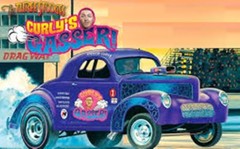 CURLY’S GASSER 1940 WILLY’S DRAG 1/18th Scale Waterslide Decal