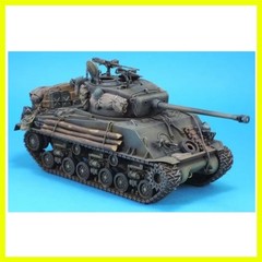 1/35 Scale Die-Cast Resin Model Assembled Kit US Army Sherman M4A3E8 1945 Upd…