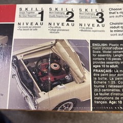 1995 Revell 1:25 Scale Sealed Model Kit ‘69 Dodge Dart GTS Skill Lvl 2 Kit #7603