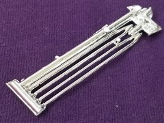 56 Chevrolet BEL AIR FRONT FENDER TRIM for Atlantis Revell 1:25 Model Kit 1956