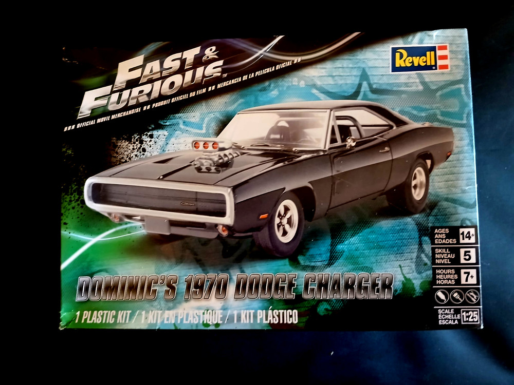 Model Kit Fast & Furious 1970 Dodge Charger Revell 1:25 Skill Level 5