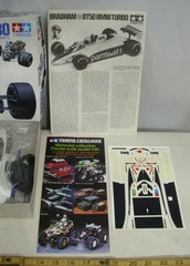 TAMIYA F1 BRABHAM BT50 BMW TURBO RACE CAR 1:20 SCALE MODEL KIT #2017 BOXED