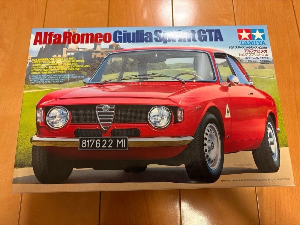 TAMIYA 1/24 ALFA ROMEO Giulia Sprint GTA Item 24188 from Japan Brand New