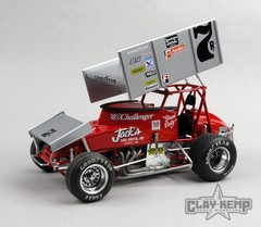 1/24 scale #7R “Party Time” Jack’s Tool Rental Sprint car water-slide decals