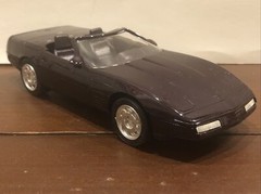 1992 Chevrolet Corvette Convertible Dealer Promo Car BLACK ROSE 1:25 AMT / ERTL