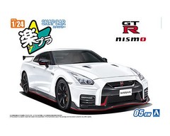 Aoshima 1/24 Snap NISSAN R35 SKYLINE GT-R Nismo 2017 Model Kit -WHITE-