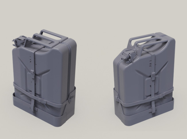 1/16 Australian Armoured Vehicles Jerry Can Holder with 20L Fuel Jerry