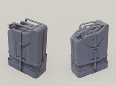 1/16 Australian Armoured Vehicles Jerry Can Holder with 20L Fuel Jerry