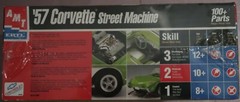 1957 Corvette NOS vintage AMT car model kit Issued in 1998
