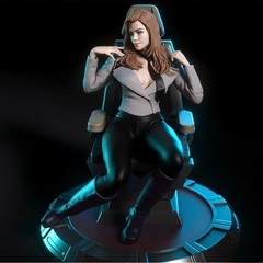 1/24 Scale Die-Cast Resin Figure Model Kit Starship Female Warrior NSFW Hobby…
