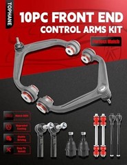 10pc Front End Suspension Kit for 2011-2019 Chevy 10pc/11-19 Wrinkle Gray