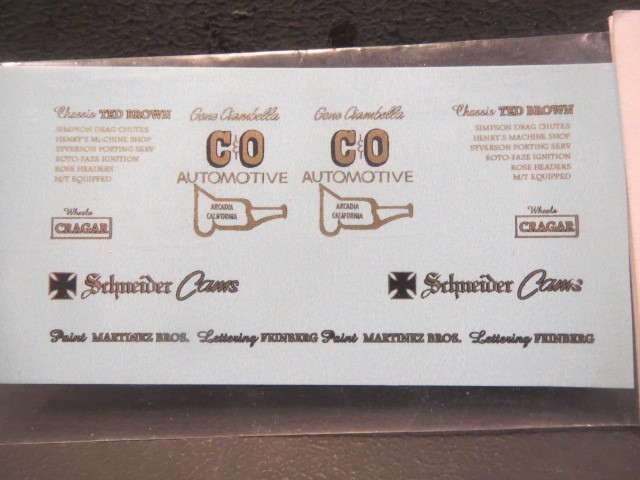 C&O Automotive 48′ Austin Pickup AA/GS 1/25th Scale Decal from Fremont Racing