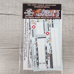 Slixx 7168 FireIce 67 Camaro/Mustang 2010/11 Pro Mod-Jay Payne Drag Decal
