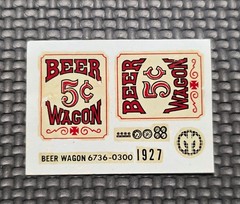 ORIGINAL 1970 issue Monogram Tom Daniel BEER WAGON – MINT