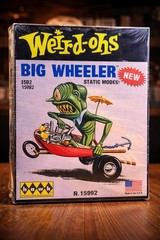 Weird-Ohs Big Wheeler Model Kit #15992 Hawk Sealed NOS 29pc Retro Hot Rod Rat…