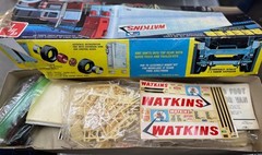 AMT t507 Watkins Reefer Fruehauf TRAILER 1/25 Model Car Mountain KIT niob