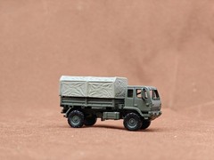 1/144 U.S. Logistics Tactical Truck Static Finished Colored Model 3D Printed
