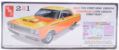 AMT 1965 Dodge Coronet 500 HEMI 2-In-1 Drag Or Street 1:25 Model Car Kit 1499