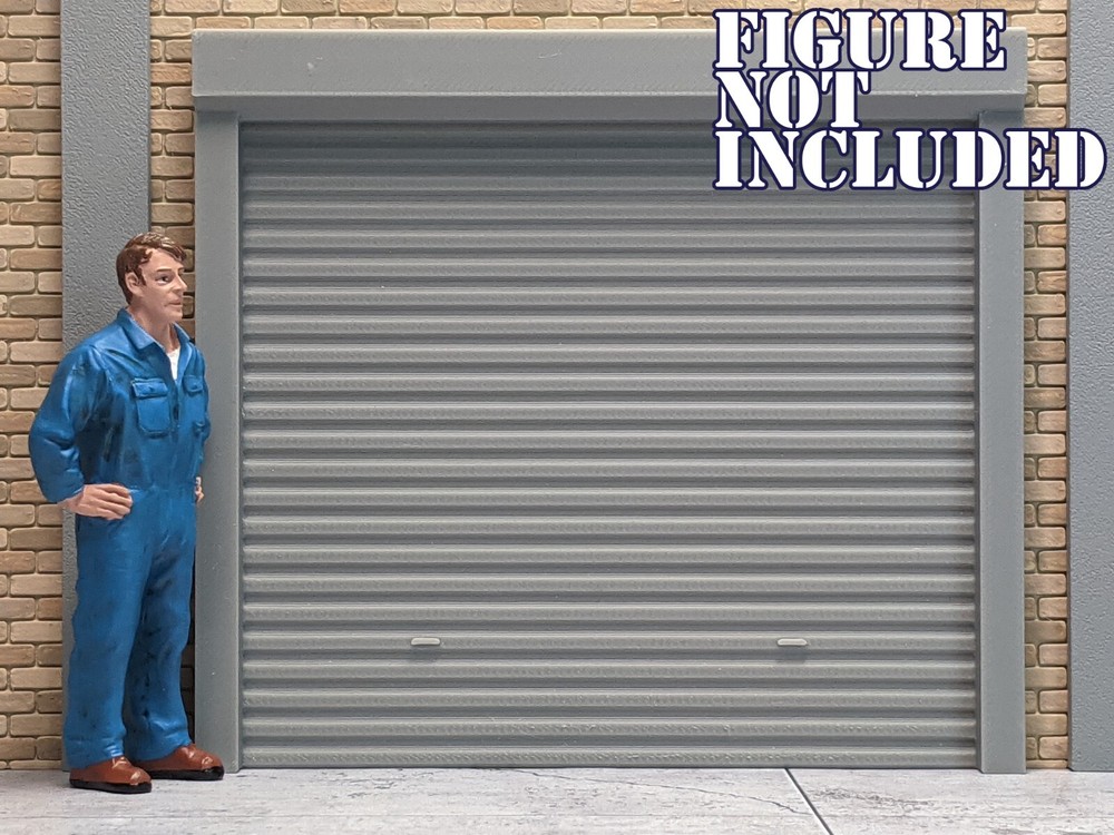 1/24 1/25 Scale Rolling Shutter Door – For model car garage/workshop dioramas
