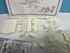 1/25 JO-HAN 1970 OLDSMOBILE 442 HARDTOP WHITE RED LINE TIRES MODEL KIT OPEN 2 B2