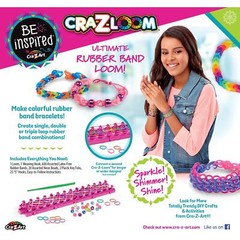 Cra-Z-Art Be Inspired Cra-Z-Loom Ultimate Rubber Band Loom DIY Craft Kit