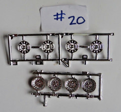 *Pick One* 1/25 Scale Chrome Car Model Kit Parts Trim/Wheels/Engine *Pick-A-Lot*