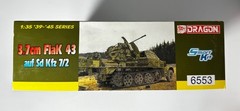 Dragon #6553 1/35 Scale Sd.Kfz. 7/2 3.7cm FlaK 43 w/PE – From 2014, Parts Sealed