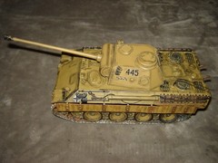 Built 445 Long Barrel Tank 7-1/2 inches long Well Built & Painted Ex Condition