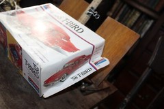 1974 Vintage Monogram Partially Built Model Kit in Box 1958 Ford T-Bird