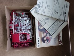 Revell Sting Ray III, AMT Ford ’29 Model A, Partially Assembled.