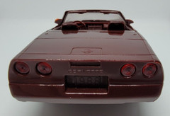 1988 Chevy Corvette Roadster Dark Red Maroon Promo Chevrolet dealer AMT