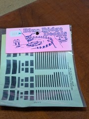 Blue Ridge Decals – #0093GL – Chevy Lumina/NASCAR Grills & Vents Decals – NOS
