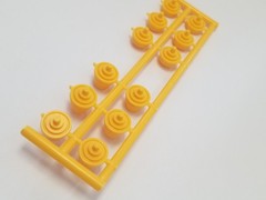 D8H Caterpillar Bulldozer (6) TRACK ROLLERS for AMT 1:25 Model Kit