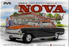 Moebius 2321 1964 Chevrolet Chevy II Resto Mod model kit