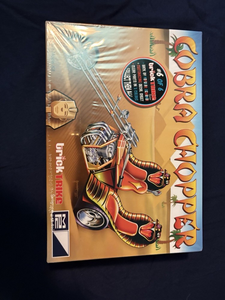 Cobra Chopper Trick Trike 1:25 Scale Model Kit by MPC 6 of 6 Sealed New