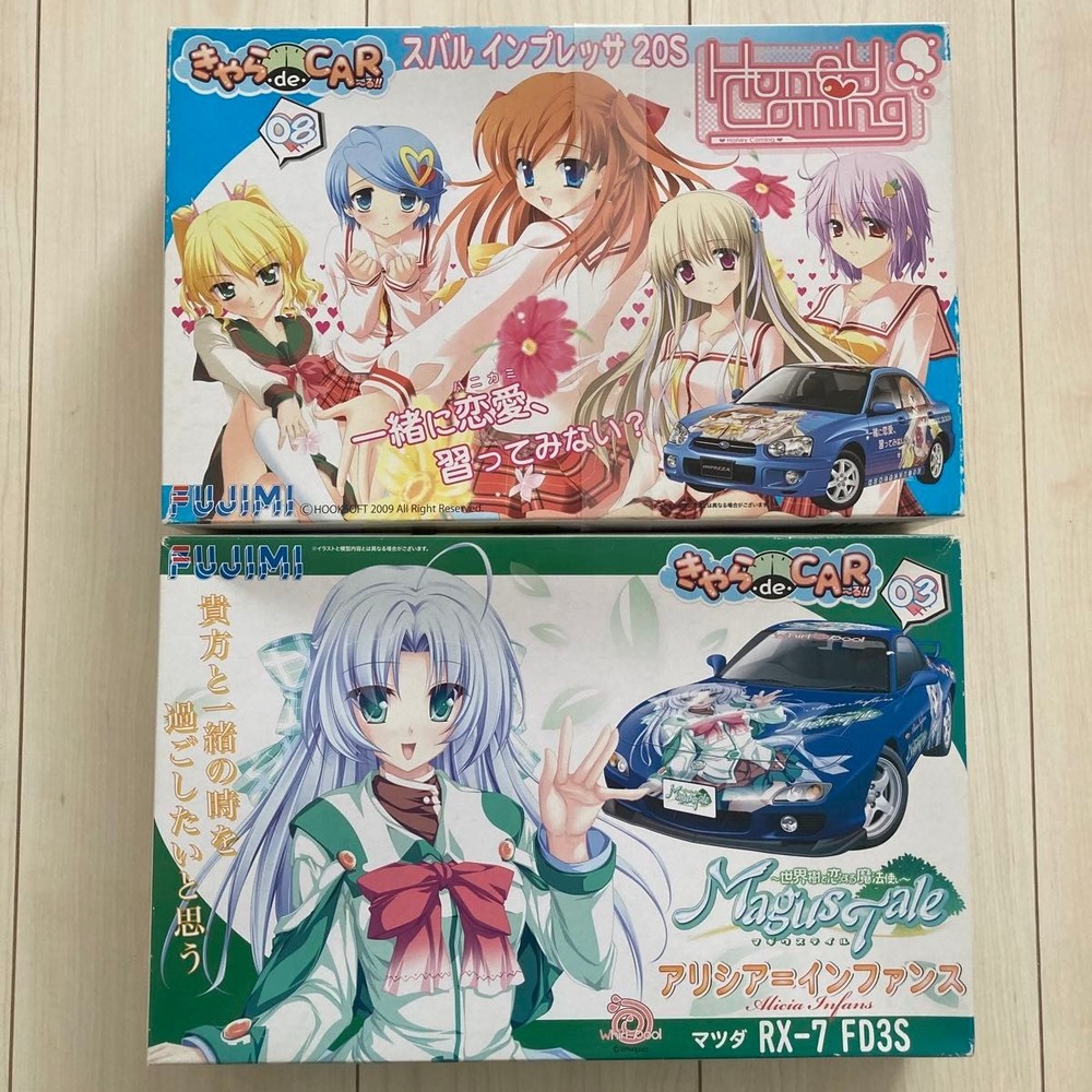 Fujimi Itasha Anime Car MagusTail RX-7 Honeycoming Impreza Plastic Model Kit