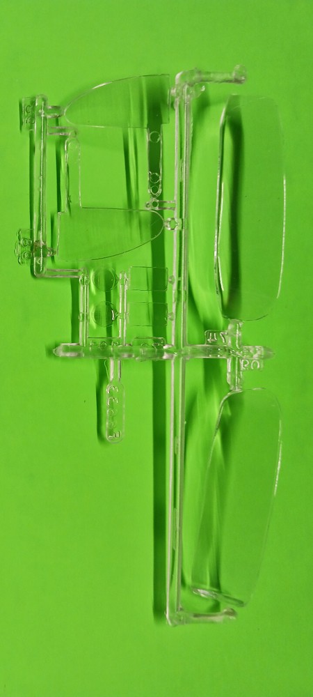 1957 Chevy Bel Air Hardtop 1/25 OLD REVELL TOOLING Glass Windshield Back Clear