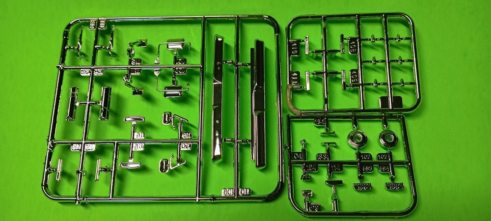 Mirrors Wipers Emblems 1970 Ford F150 1/25 Bumpers Chrome Detail Model Parts