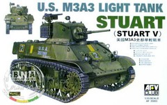 AFV Club 1/35 US M3A3 Stuart Light Tank