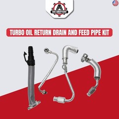 Turbo Return Hose Set Replacement by AA Ignition – Compatible with Buick and