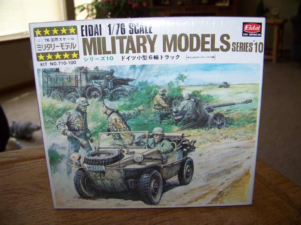 New EIDAI Military Model Kit Series 10 Monnschaf Wagon Team Wagon 1:76 Sealed