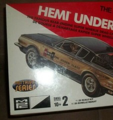 NEW BOX MPC HURST OLDS HEMI UNDER GLASS DRAG RACING CAR MODEL KIT FACTORY SEALED