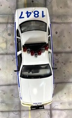 Nicely built 1/25 scale 1997 Ford Crown Victoria NYPD White Blue RMP READ
