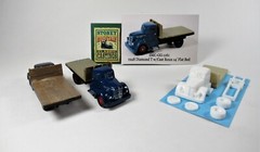 New! SMC-GG-1161 1948 Diamond T w/Resin 14′ Flat Bed 1/87 Scale White Resin Kit