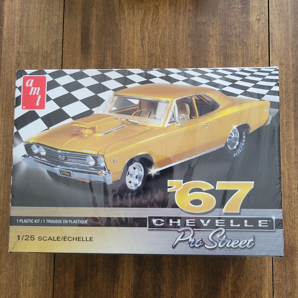AMT ’67 Chevy Chevelle Pro Street #AMT876/12 Sealed 1:25 Scale Model Kit