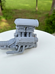 Pontiac 455 V8 Engine Tunnel Ram Naturally Aspirated 1 24 Scale Hot Rod Model